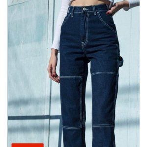 J. Galt Brandy Melville Carpenter Jeans Size Small Dark Blue Wash